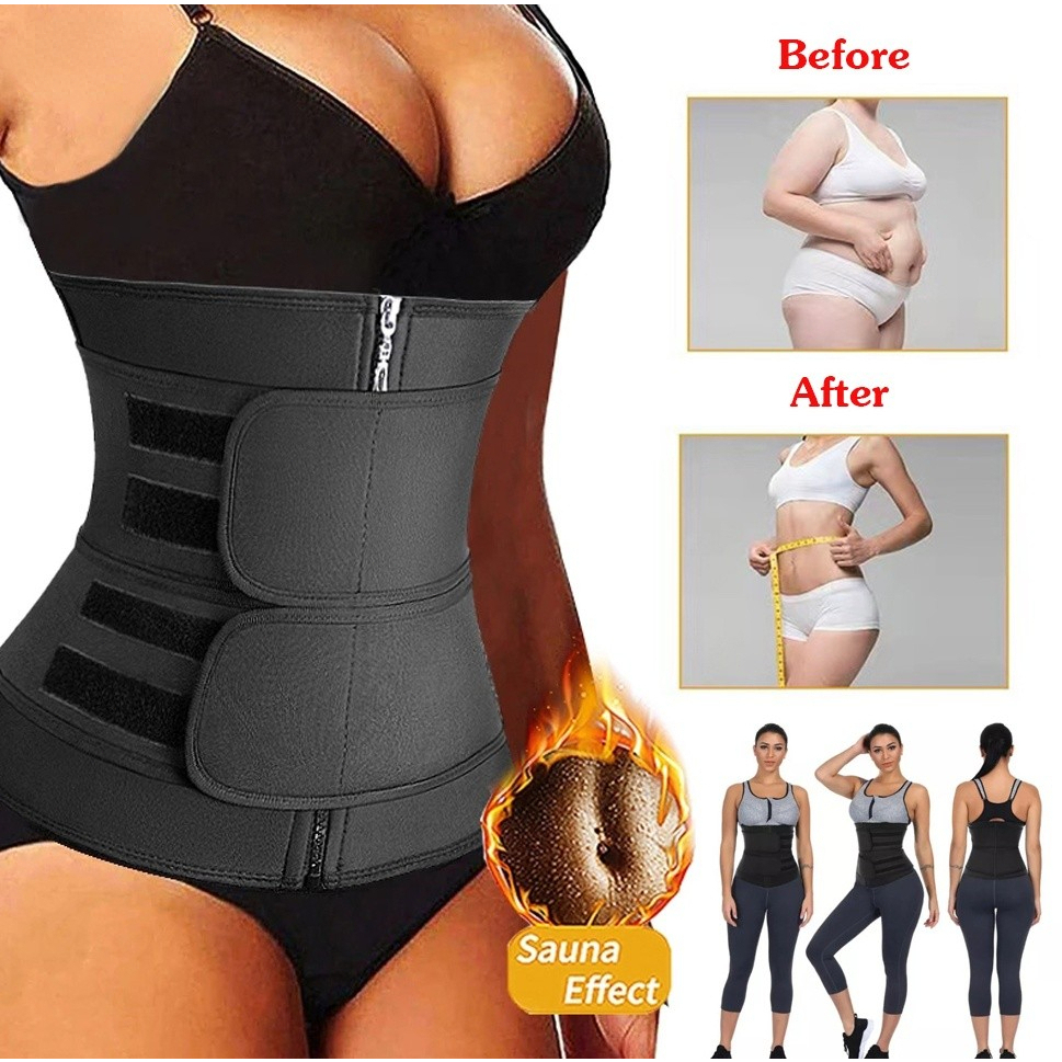 Women Waist Trainer Corset Body Shaper Adjustable Fitness Sport Girdle Belt Body Shaper Slimming Shopee Singapore