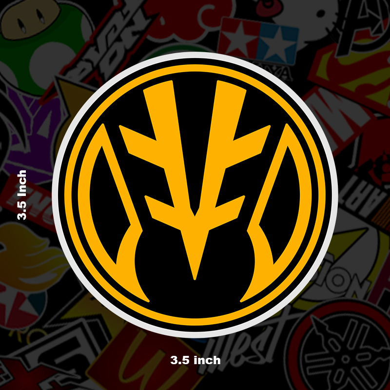 Power Ranger, White Tiger, Vinyl Cut out Sticker | Shopee Singapore