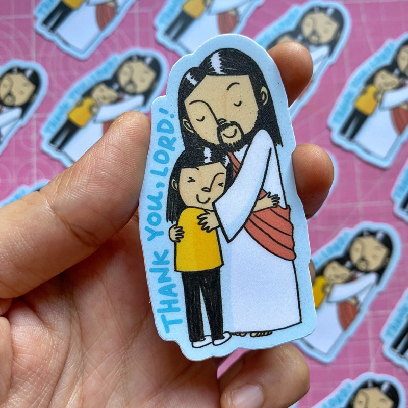 Thank You Lord waterproof vinyl sticker | Real Life Reg | Shopee Singapore