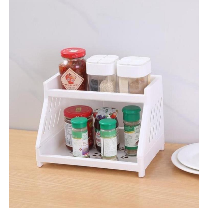 Kawaii Storage Rack 2 Layers Desk Organizer Cat Paw Ins Desktop ...