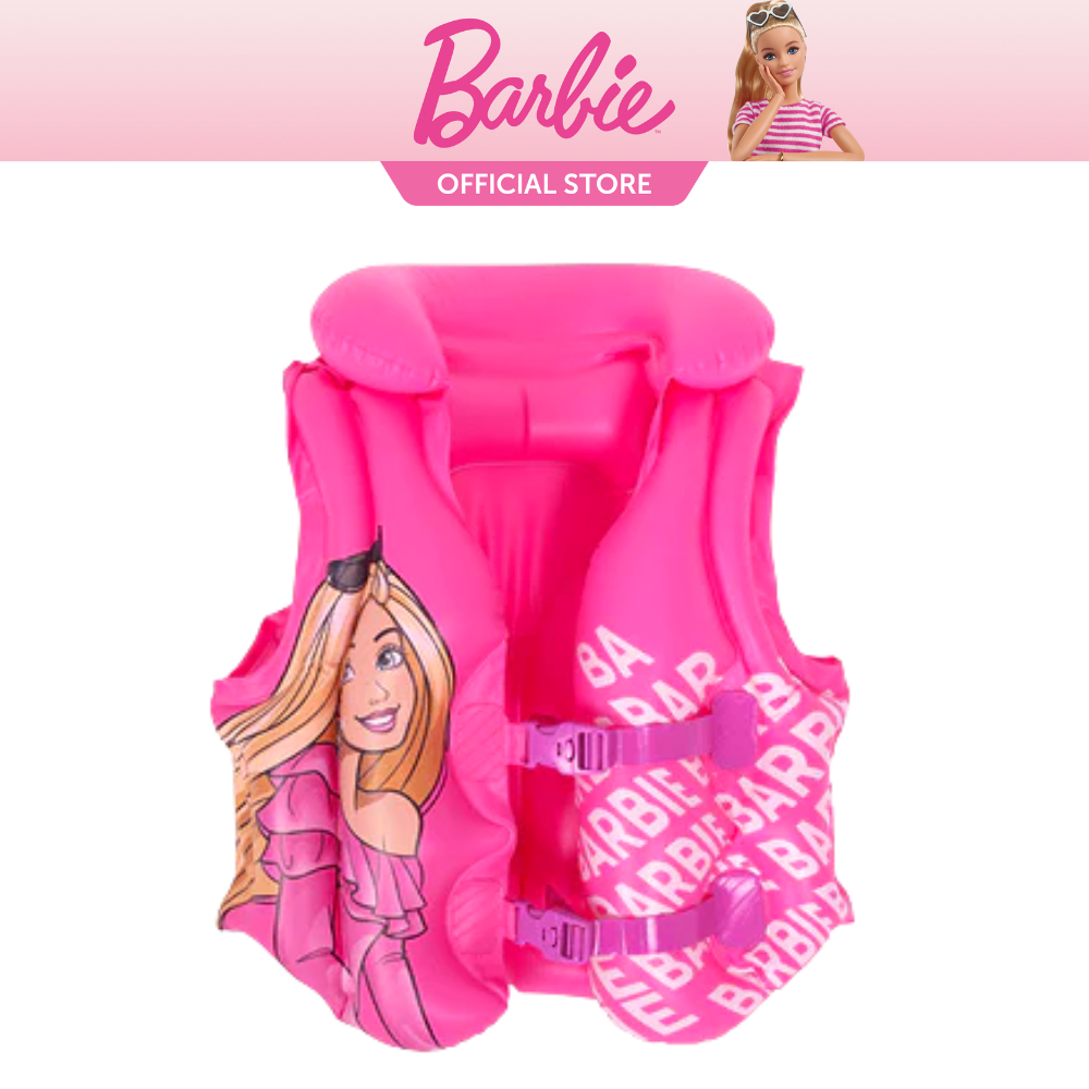 Barbie Inflatable Swim Vest for Kids 3 to 4 years old, Swimming Pool ...