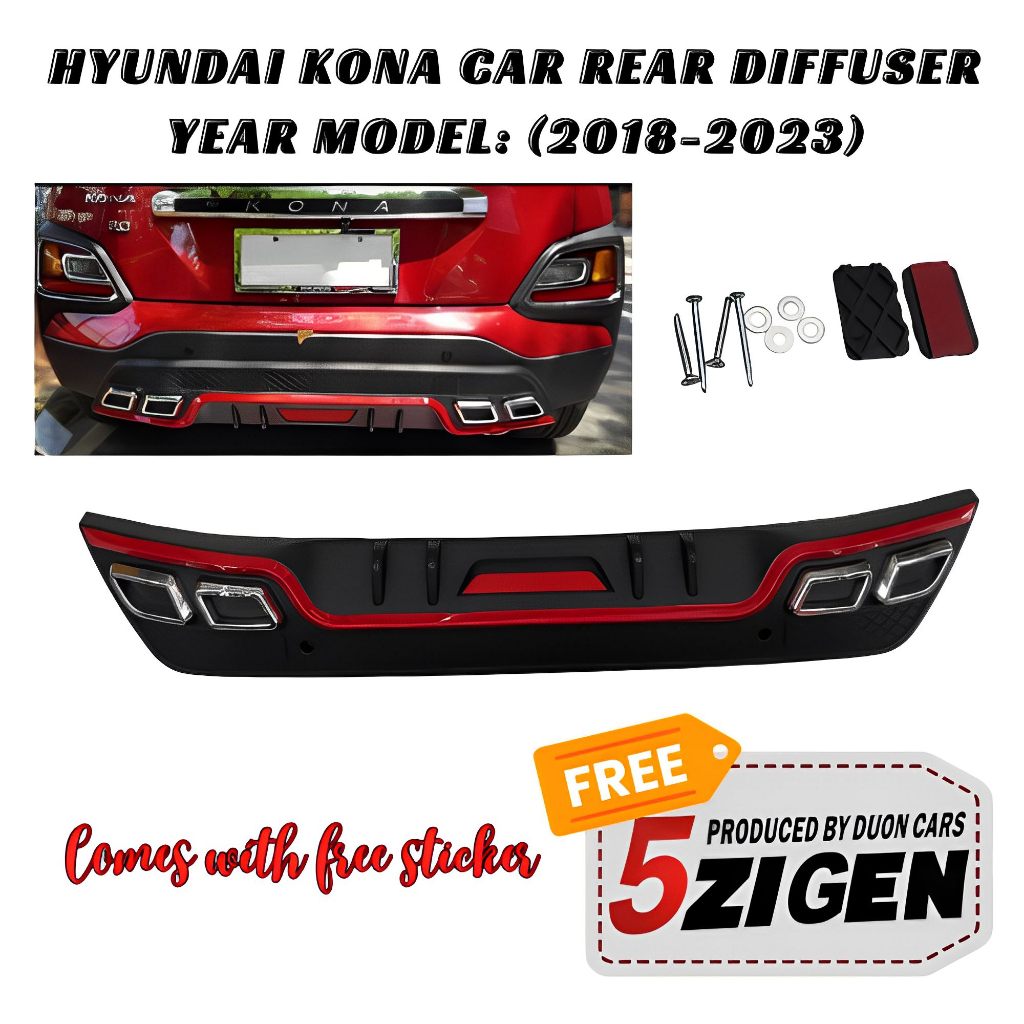 LD (7184) 2018 2019 2020 2021 2022 2023 HYUNDAI Kona Car Rear Bumper ...