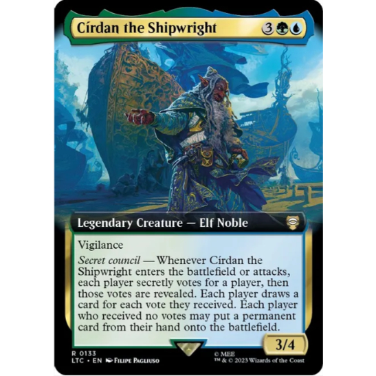 Cirdan the Shipwright (Extended Art) - Commander: The Lord of the Rings ...