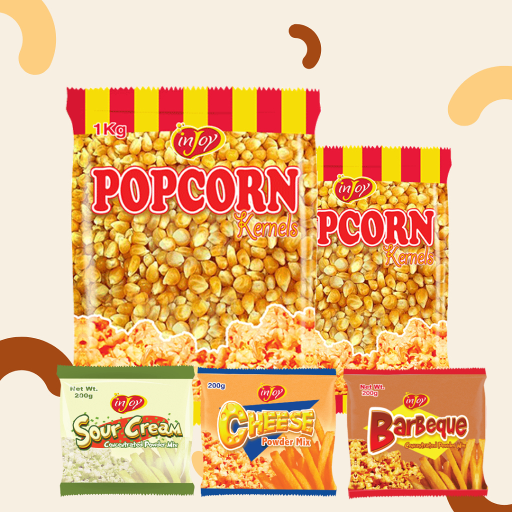 inJoy Popcorn, Powdered Mix Drip for Popcorn and Fries 200g (Barbeque