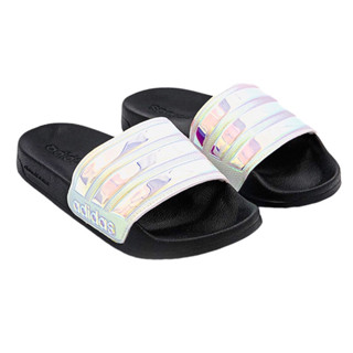 Adidas clearance adilette holographic