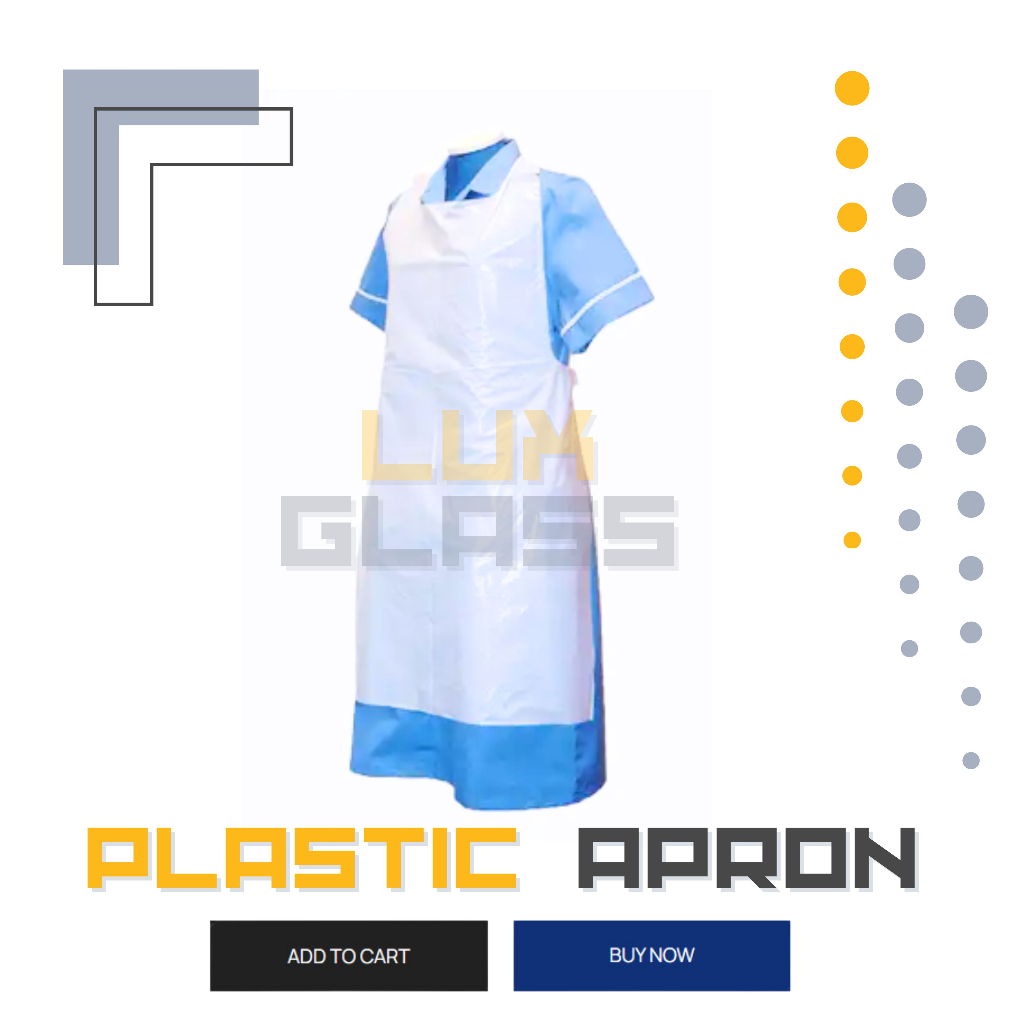 Disposable Plastic Apron (Manipis) | Shopee Singapore