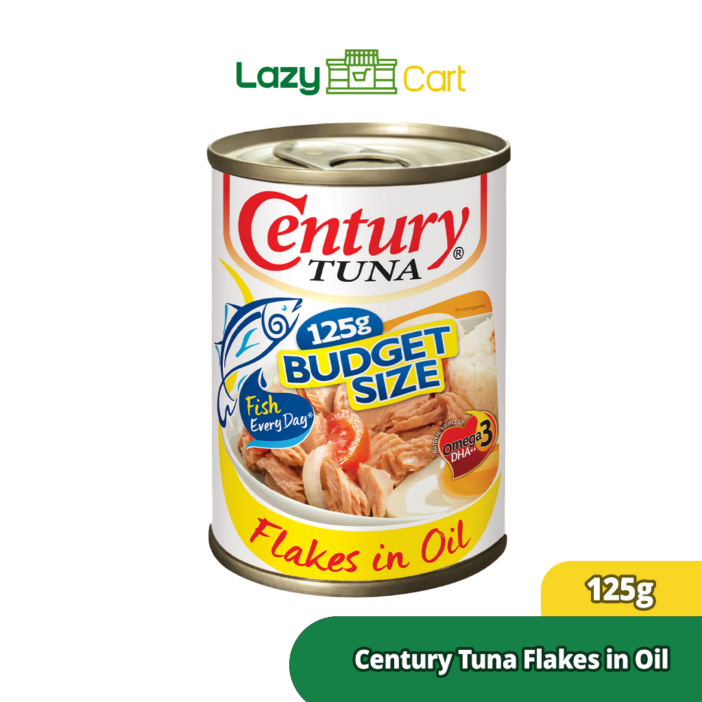Lazycart Century Tuna Flakes In Oil 125g Shopee Singapore