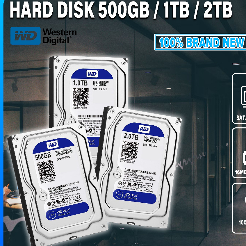 Western digital hot sale 500gb hdd