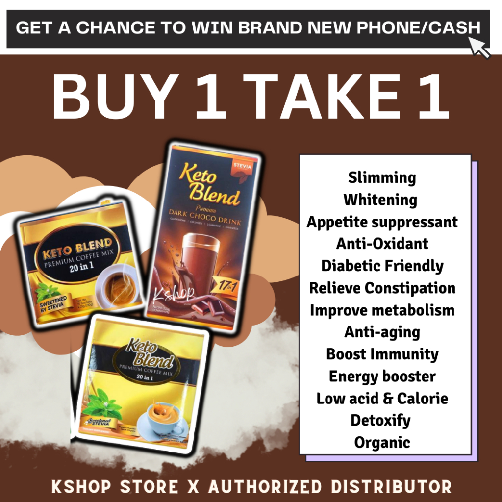 KETO BLEND PREMIUM COFFEE MIX 20 IN 1 i (10 sachet) Shopee Singapore