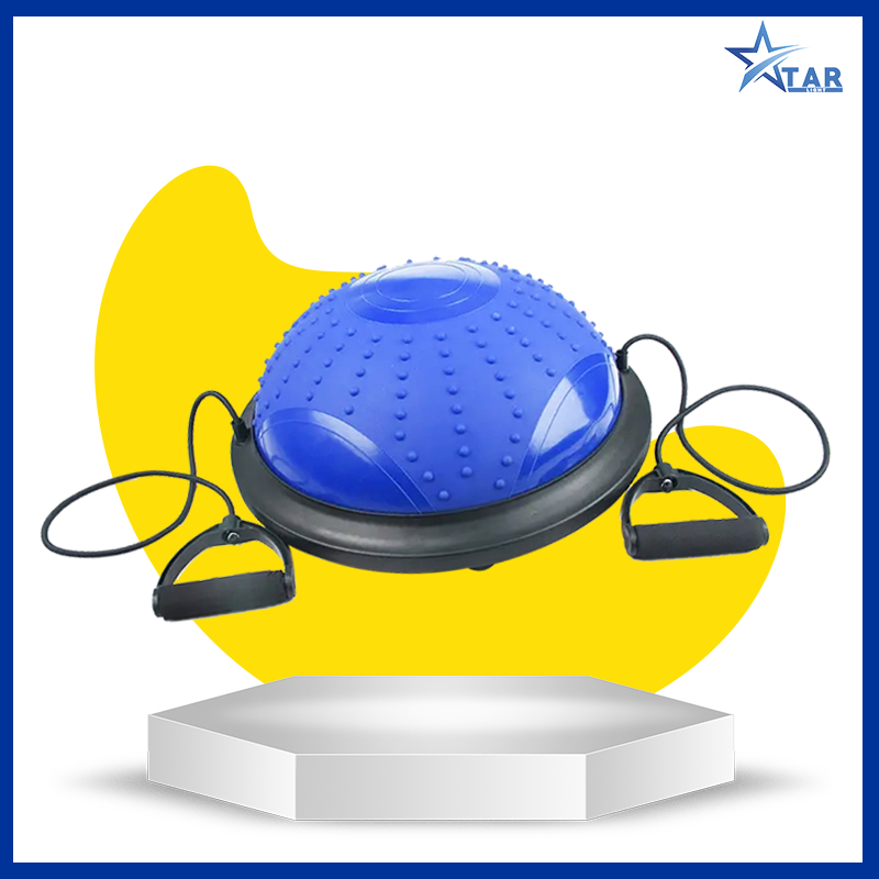 STARLIGHT PVC Yoga Ball Balance Dome Bosuing Ball Balance with Traction ...