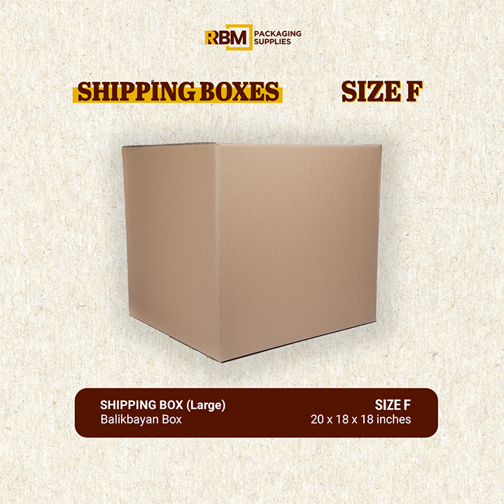 Shipping Boxes (LARGE) | Corrugated Box | Size F (1 PC) | Shopee Singapore
