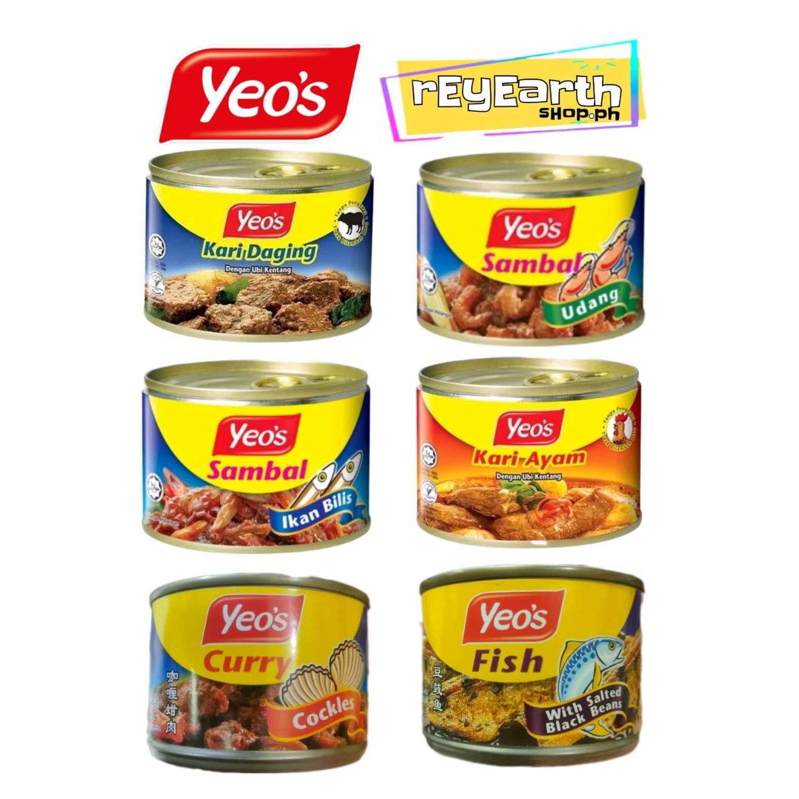 Yeo's Chicken Curry/ Yeo's Sambal Prawn/Yeo's Sambal Anchovies Shopee