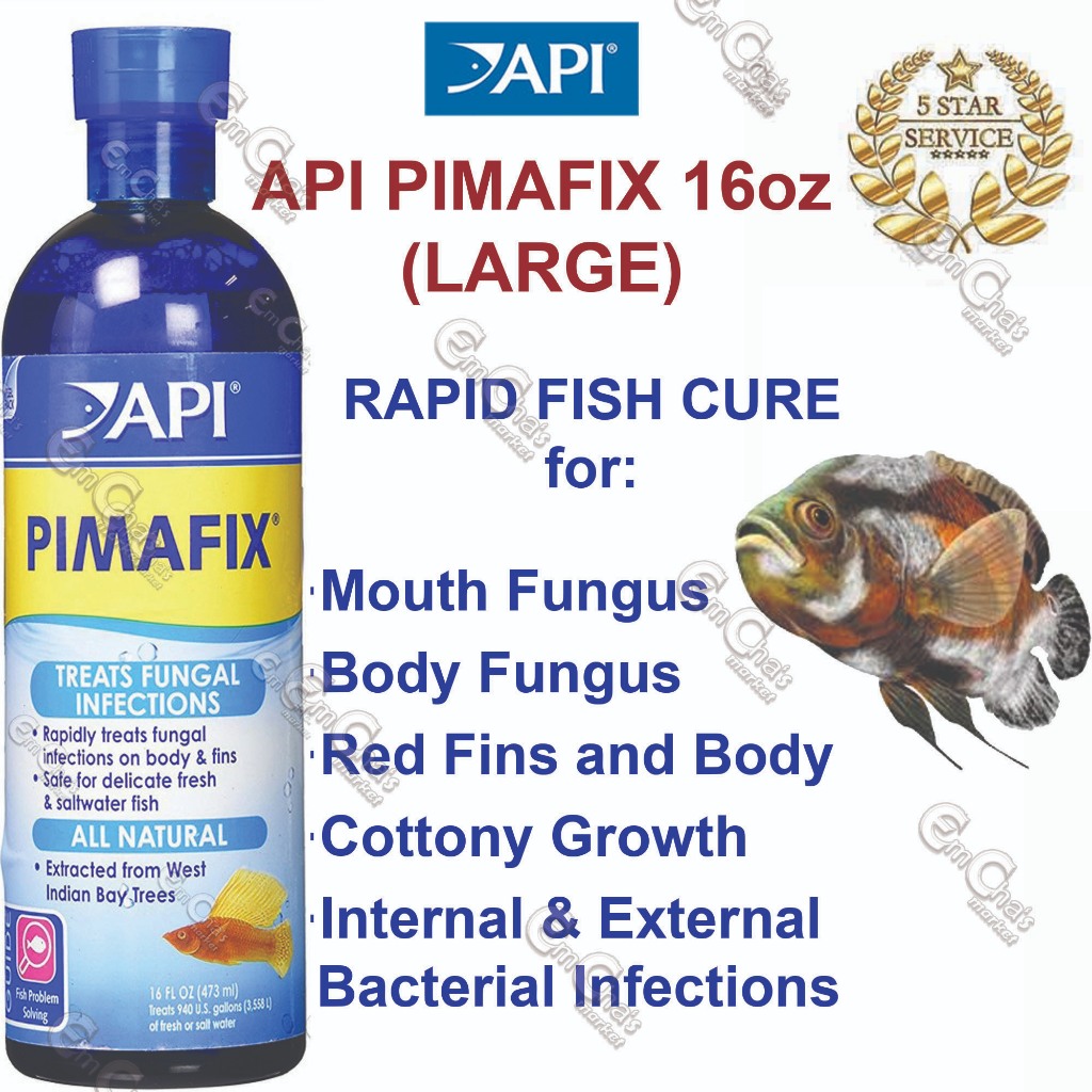 API Pimafix 16oz (LARGE) Aquarium Fish Fungal Infection Internal ...
