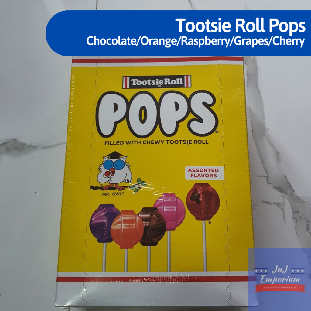 Tootsie Roll Pops Chocolate/Orange/Raspberry/Grapes/Cherry Shopee