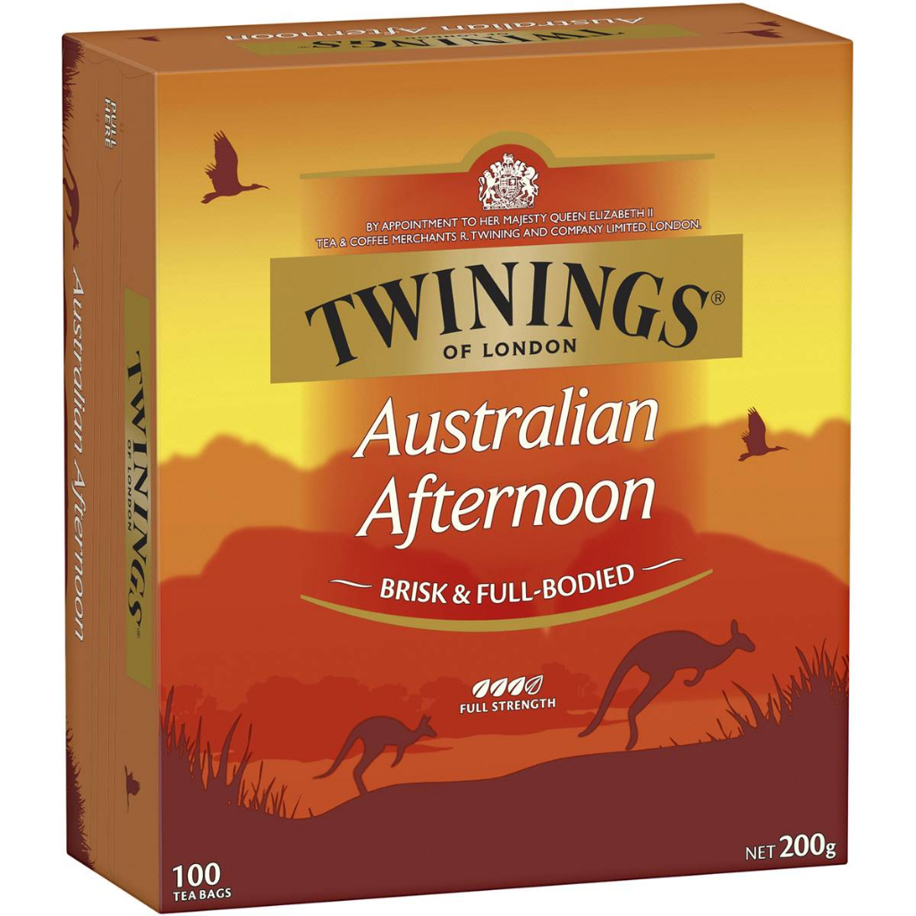 Twinings Australian Afternoon Tea Bags 100 Pack (expiry 11/06/2025