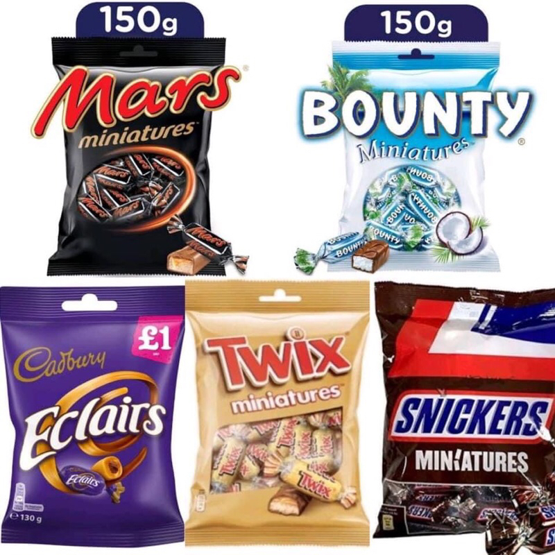 AUTHENTIC (SOLD PER PACK) TWIX, MARS, SNICKERS, HERSHEYS, KISSES ...