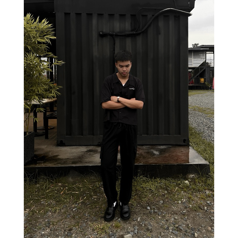 EXDS Exclusive Waist Cut (Cropped) Oversized Polo | Shopee
