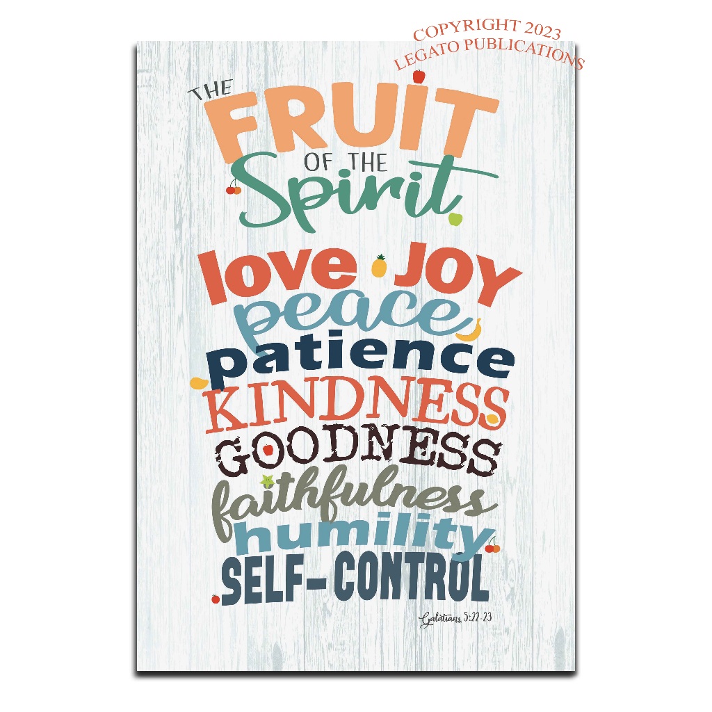 The Fruit of the Spirit Wall Decor Home Decor Wood Sign Bible Verse ...