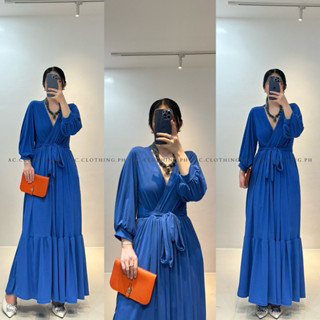 Casual maxi dress with on sale sleeves