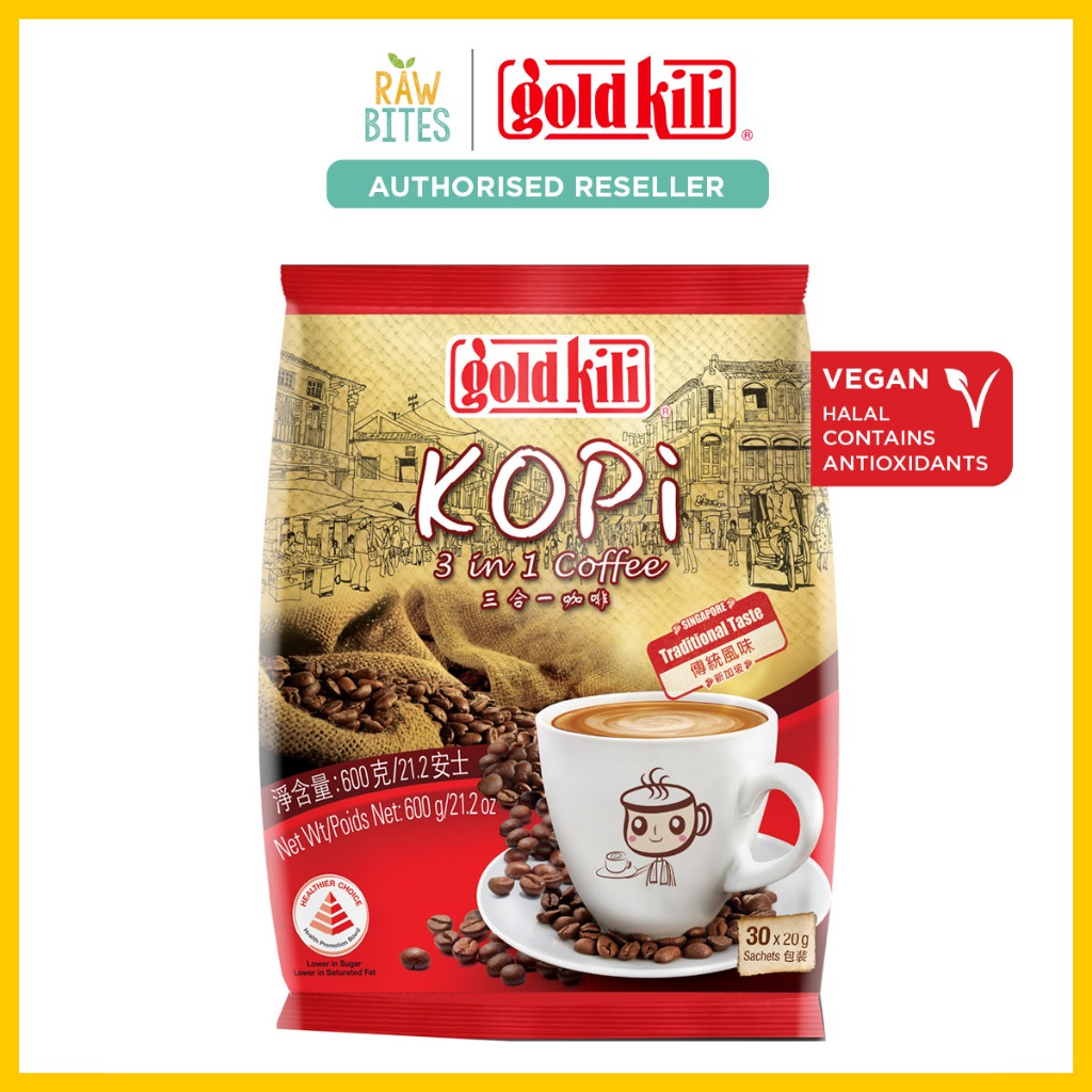 Gold Kili Instant Traditional Coffee 3-in-1 [20g x 30 sachets ...