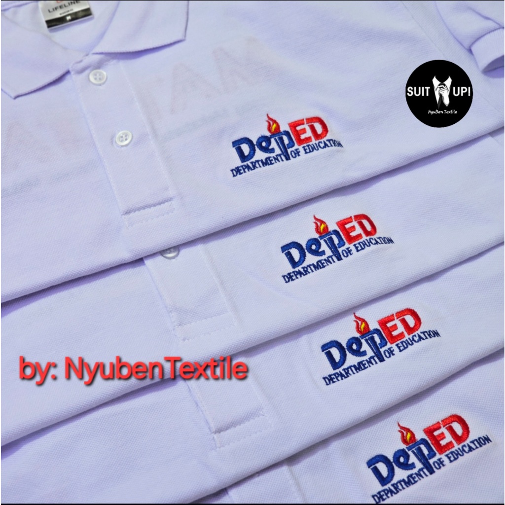 Lifeline Unisex Polo Shirt Embroidered Deped Matatag Alternate Uniform 