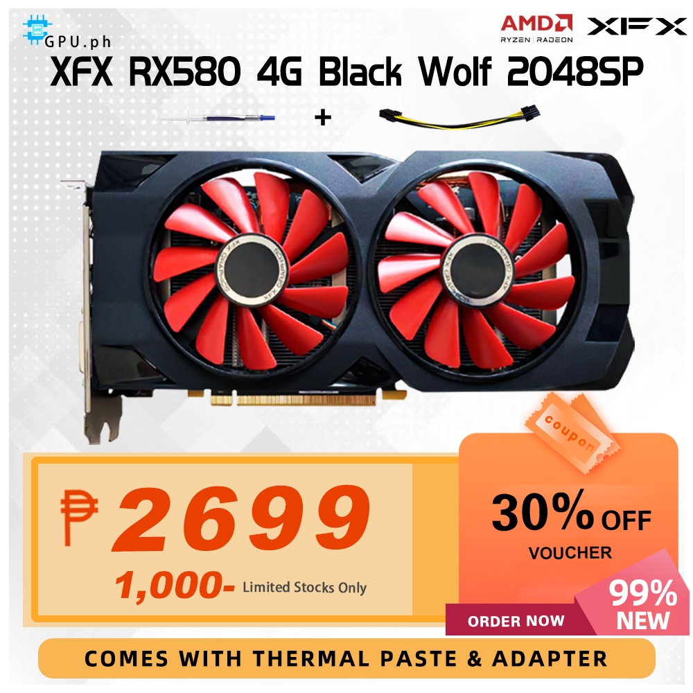 Used Sapphire RX580 590 XFX RX580 590 RX5700 8GB D5 DUAL FAN AMD Graphics Card GPU Shopee Singapore