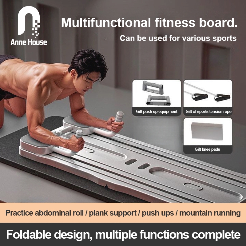 Abdominal Board Abdominal Wheel Weight Loss Slim Legs And Foldable Waist Training Equipment Shopee Singapore
