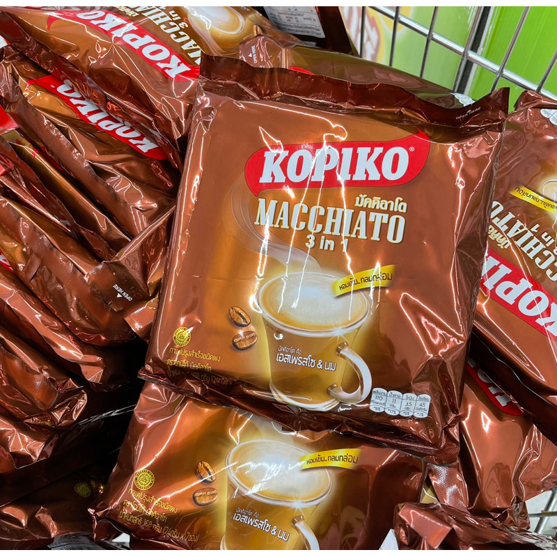 Kopiko Macchiato coffee 3in1 (7 and 20 sachet) 24g instant coffee mix ...