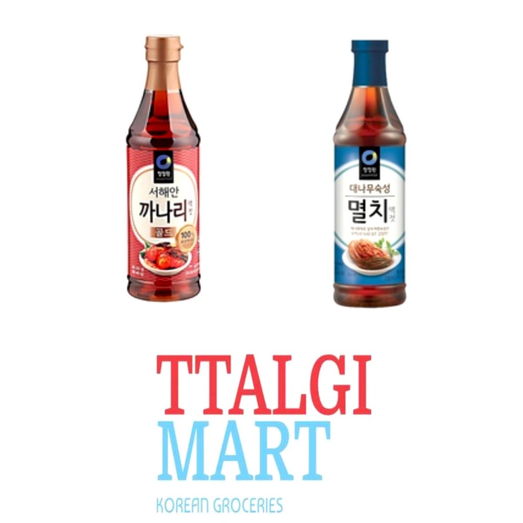 Chung jung one ) Korean Canary Fish sauce & Anchovy Fish Sauce For