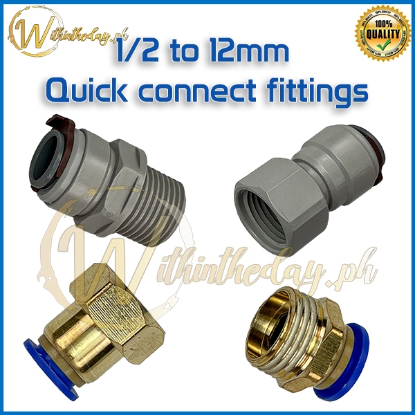 Quick Connect Jaco Fittings 1/2 inch Male Female for OD Polypropylene ...