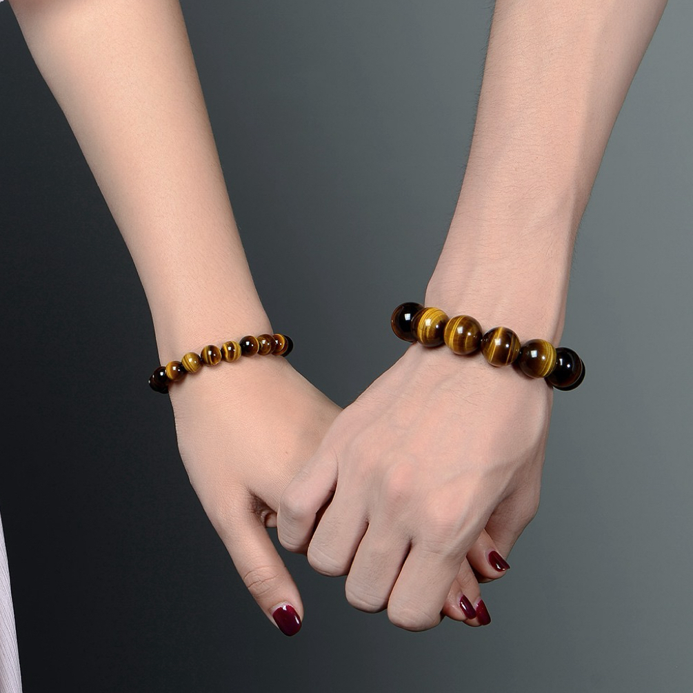 Balfe power and protection tiger’s eye stone healing bracelet for men ...