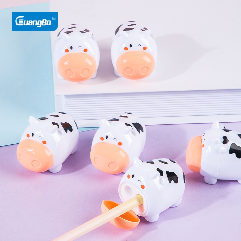 Guangbo Cow Design Penci Sharpener (2 holes) | Shopee Singapore