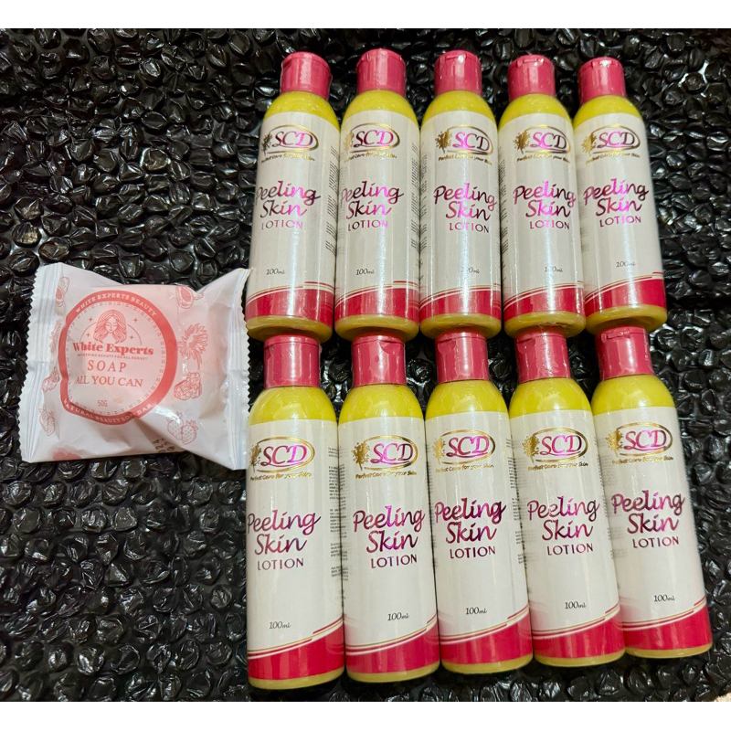 SCD PEELING LOTION 100ml (10 pcs)+ Free Soap | Shopee Singapore