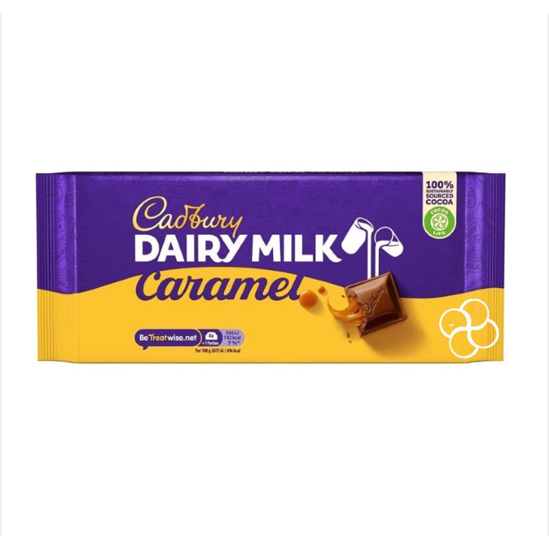 Cadbury Dairy Milk Caramel Bar 180g 180g Affordable Imported
