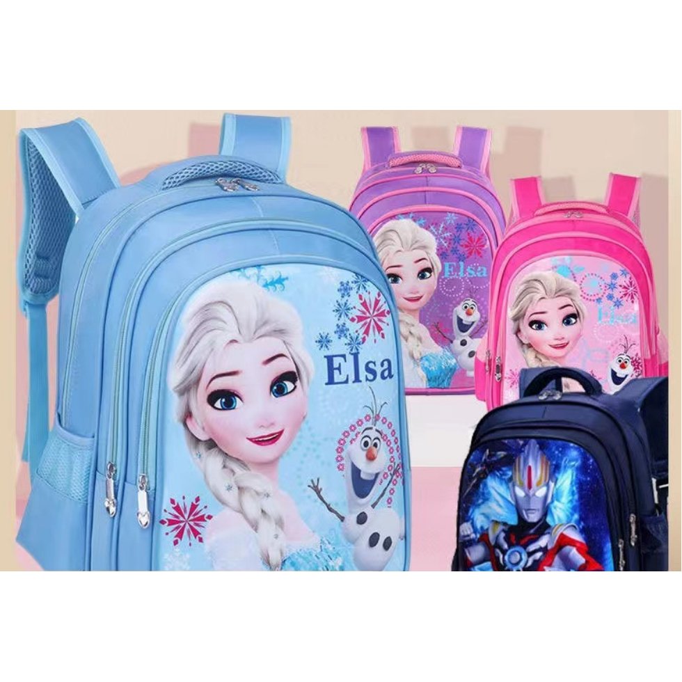 Frozen Princess Aissa Kindergarten backpack Little girl baby backpack ...