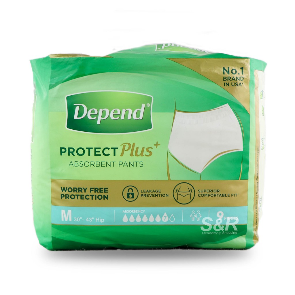 Depend Protect Plus Pants/ Protect Tape – Single Packs (Pants