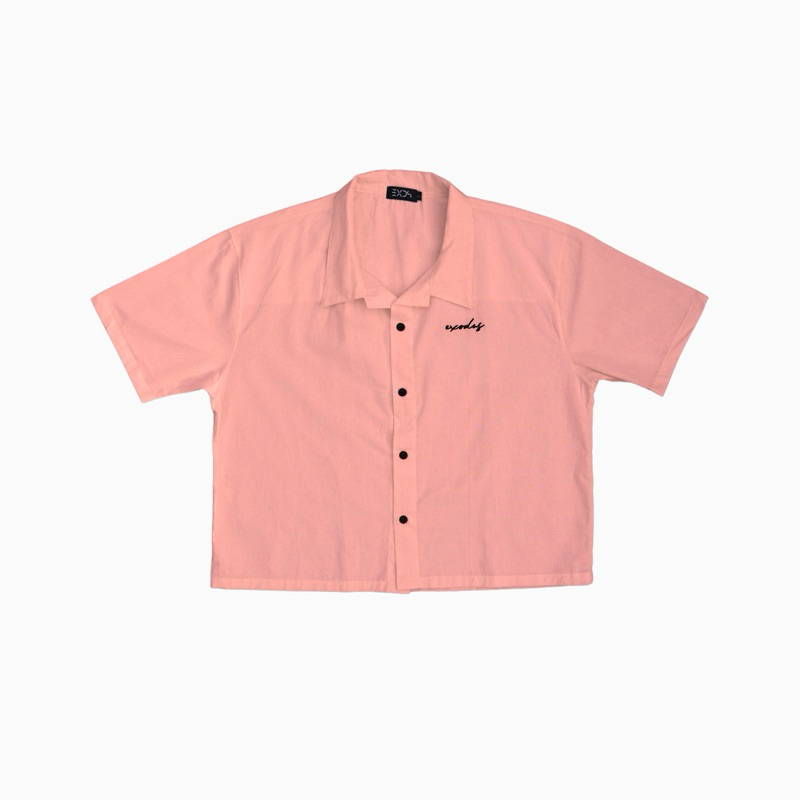EXDS Exclusive Waist Cut (Cropped) Oversized Polo | Shopee