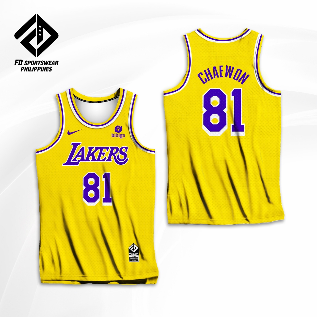 LOS ANGELES LAKERS CHAEWON YUNJIN EUNCHAE KAZUHA FULL SUBLIMATED JERSEY ...