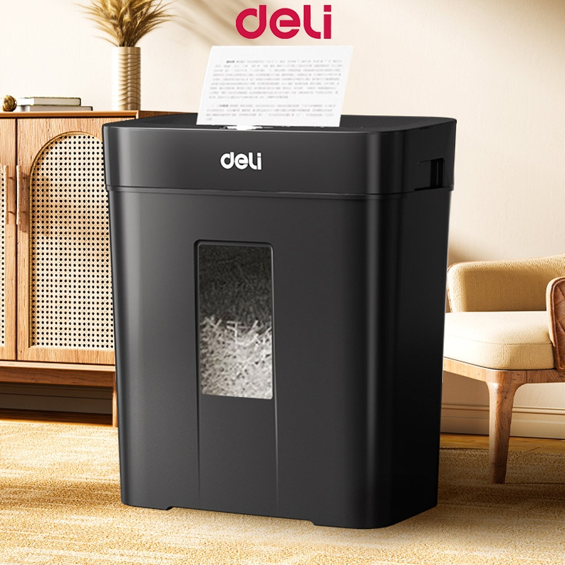 Deli 15L Large Capacity Paper Shredder 8 Sheets Shredding Automatic