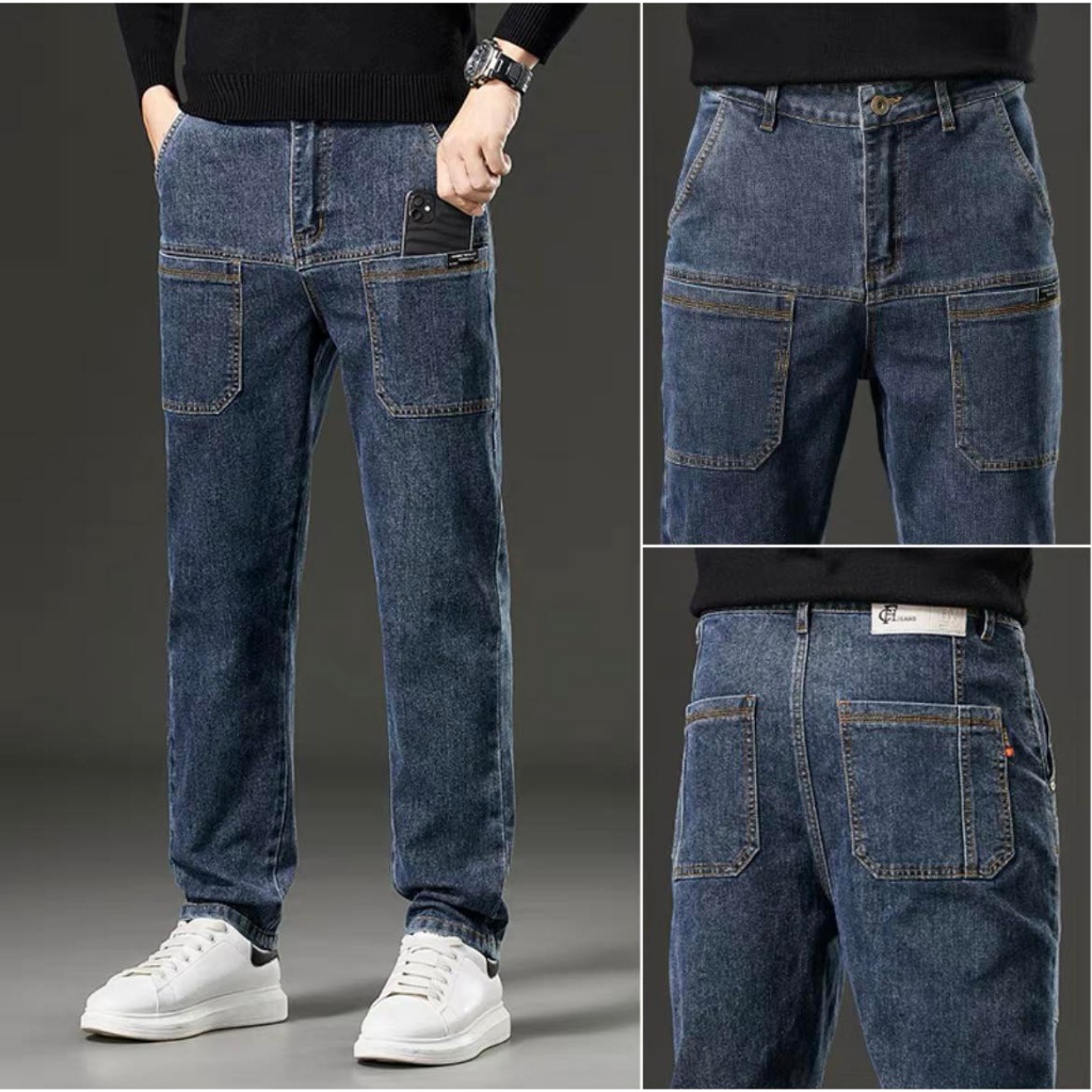 multi pocket jeans