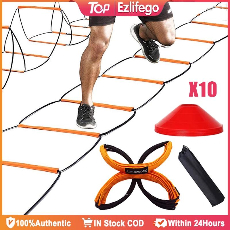 Foldable Agility Ladder And Cones Agility Training Ladder Speed