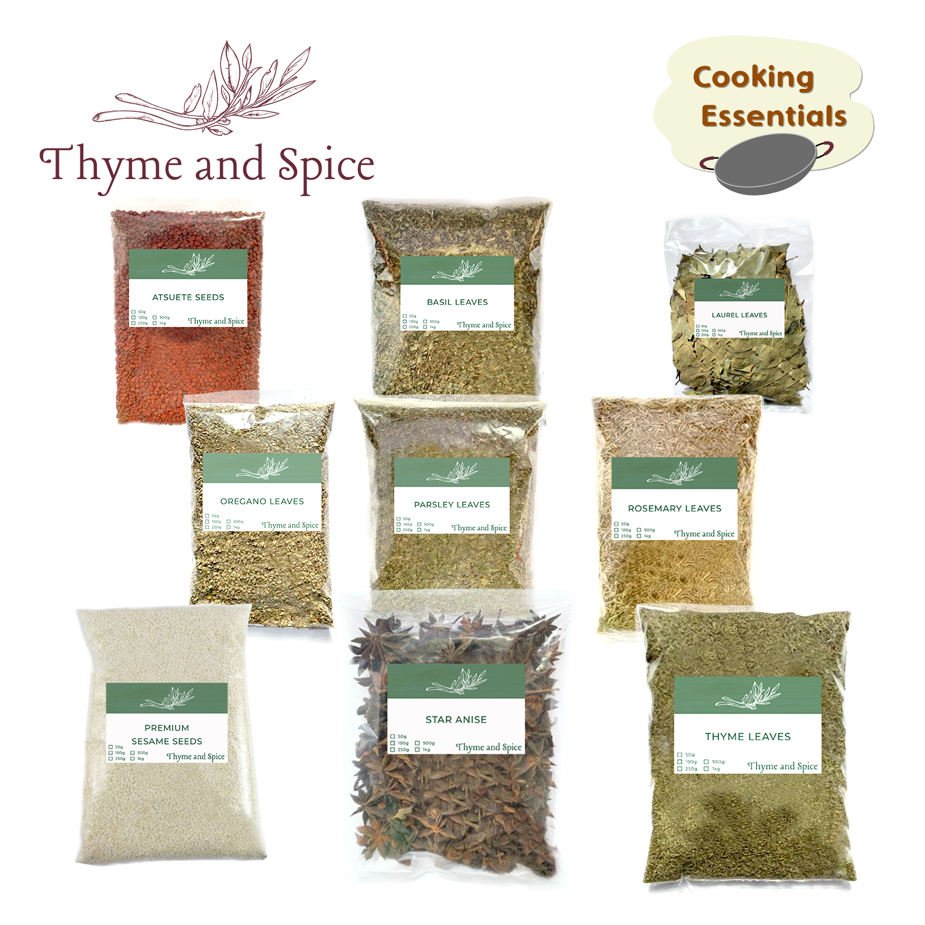 Thyme Spice Herbs Basil Laurel Oregano Parsley Rosemary Sesame