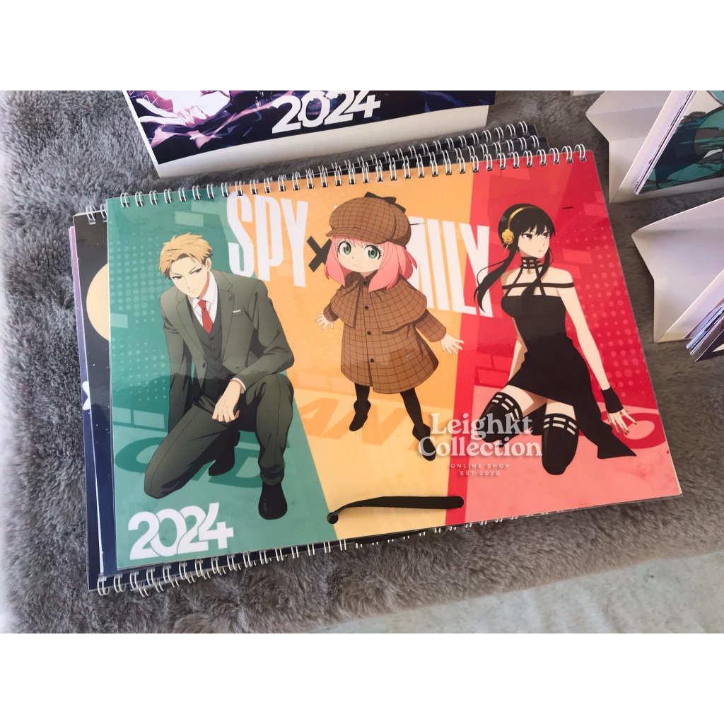 Leighkt Anya Calendar SpyxFamily 2024 Wall Calendar Anime Spy x