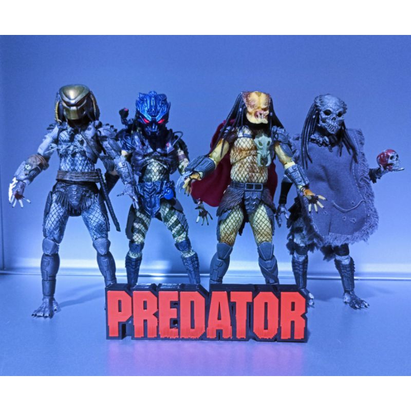 3d Printed logo - Predator for NECA Predator Collectible Action Figures ...