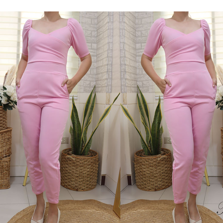 ELEGANT JUMPSUIT ROMPER PLAYSUIT SEMI FORMAL JUMPSUIT PARTY ROMPERS WEDDING PARTY ATTIRE Shopee Singapore