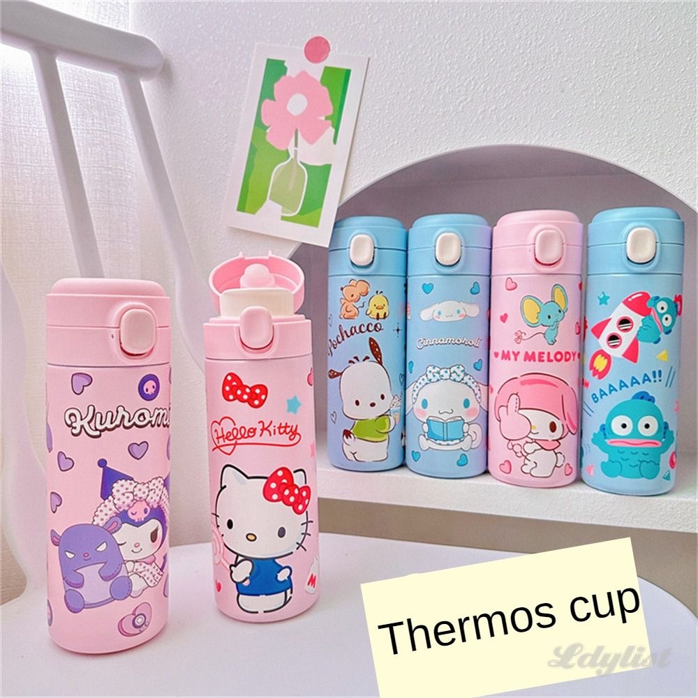 420ml Kawaii Sanrios Kuromi Cinnamonroll My Melody Kitty Cartoon Kids ...