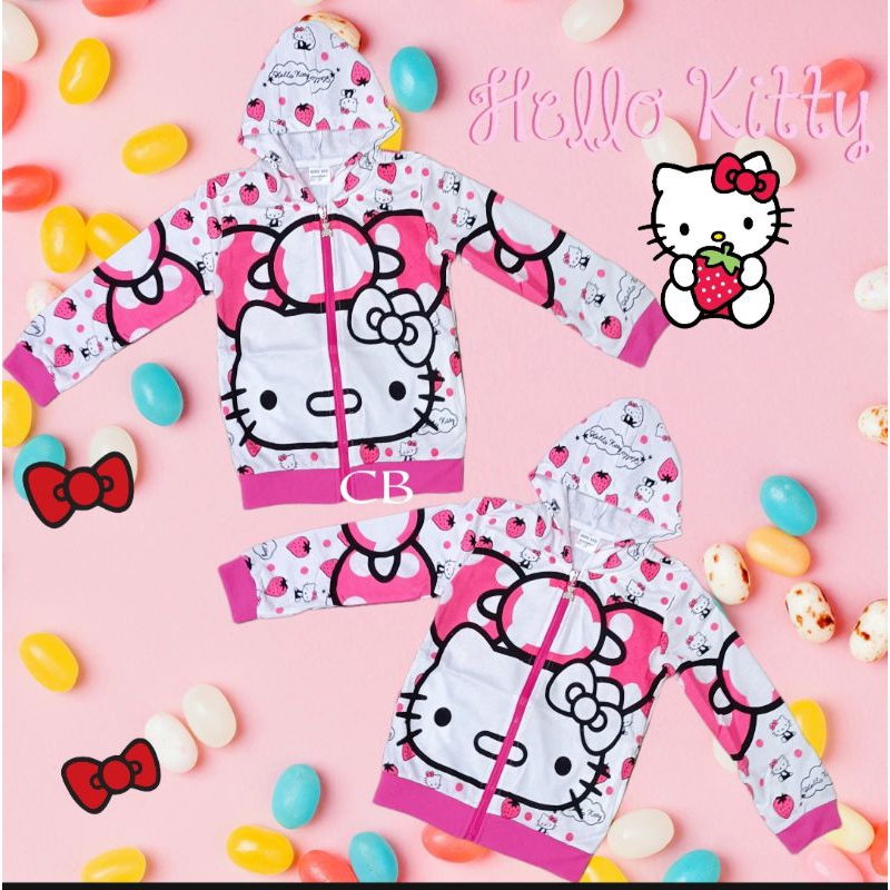 Hello kitty Jacket With Hoody For Kids | Shopee Singapore