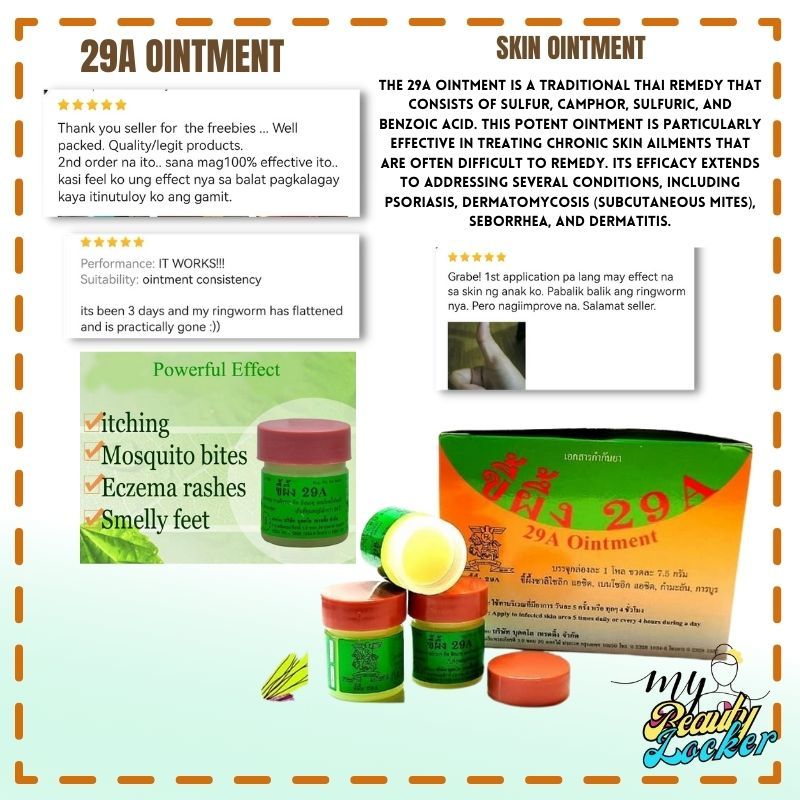 29A Cream Antifungal Antimicrobial Wax Ointment (Ringworm & Eczema) 7