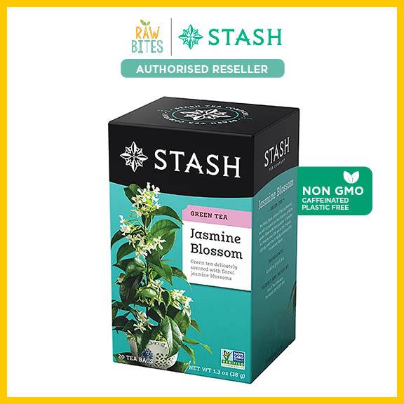 Stash Jasmine Blossom Green Tea 38g/20 bags (Caffeine, Sugar Free, Non
