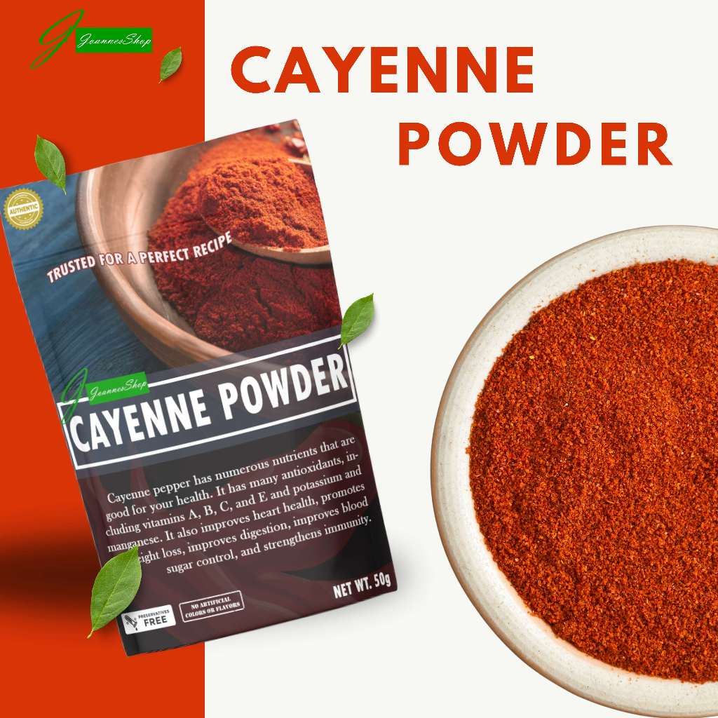 CAYENNE PEPPER POWDER (BULK) 500g and 1kg Shopee Singapore